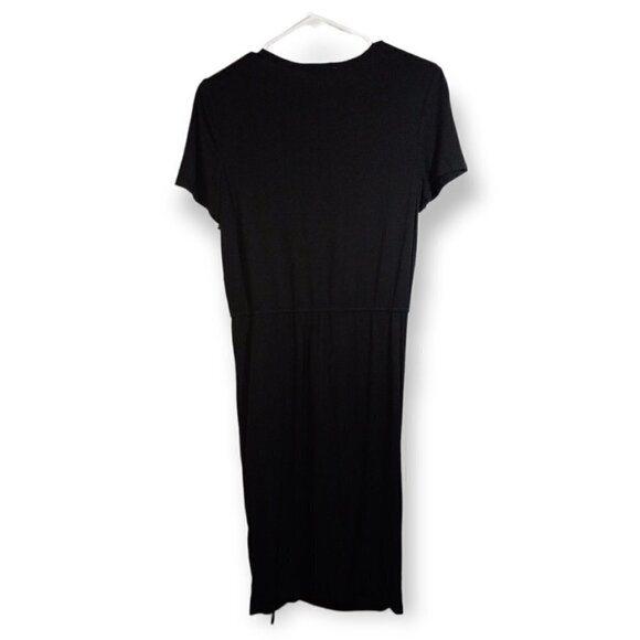 Nwt Calvin Klein Stretch Ruched Tie Pullover Dress Size 6 - Picture 2 of 5